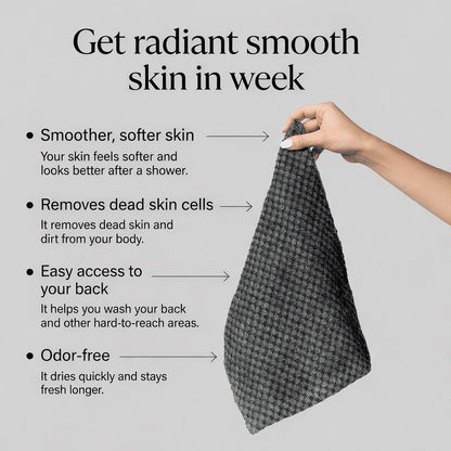 Twocade Exfoliating Shower Towel
