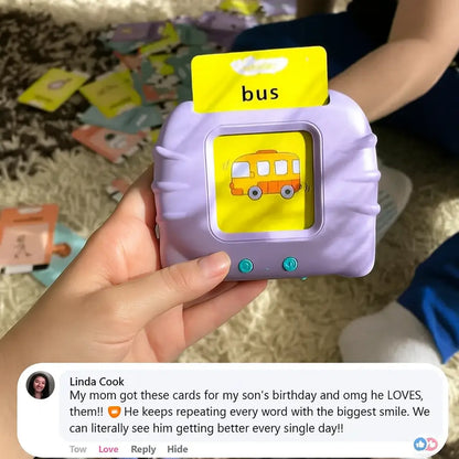 Talking flashcards