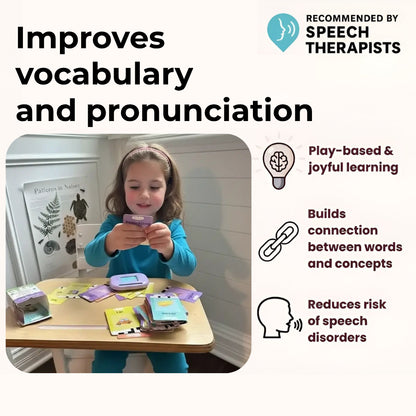 Talking flashcards