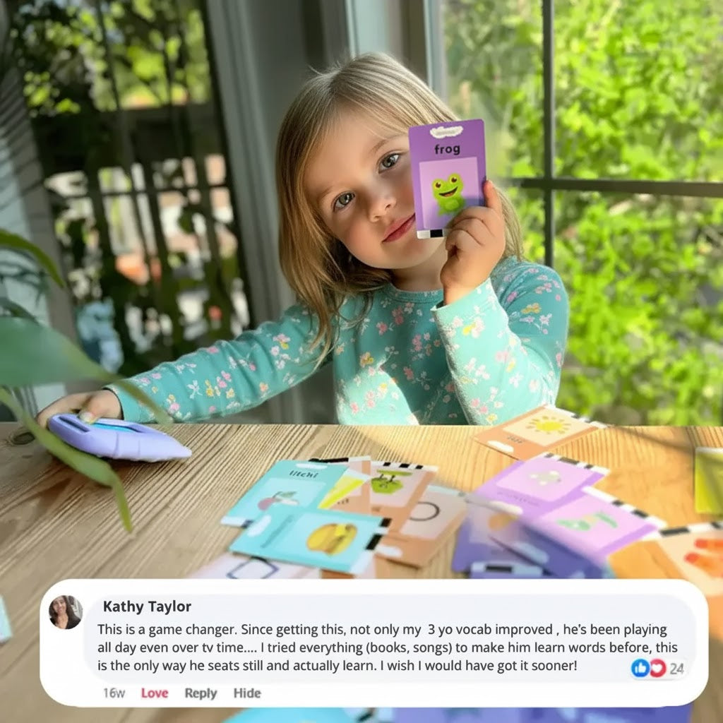 Talking flashcards