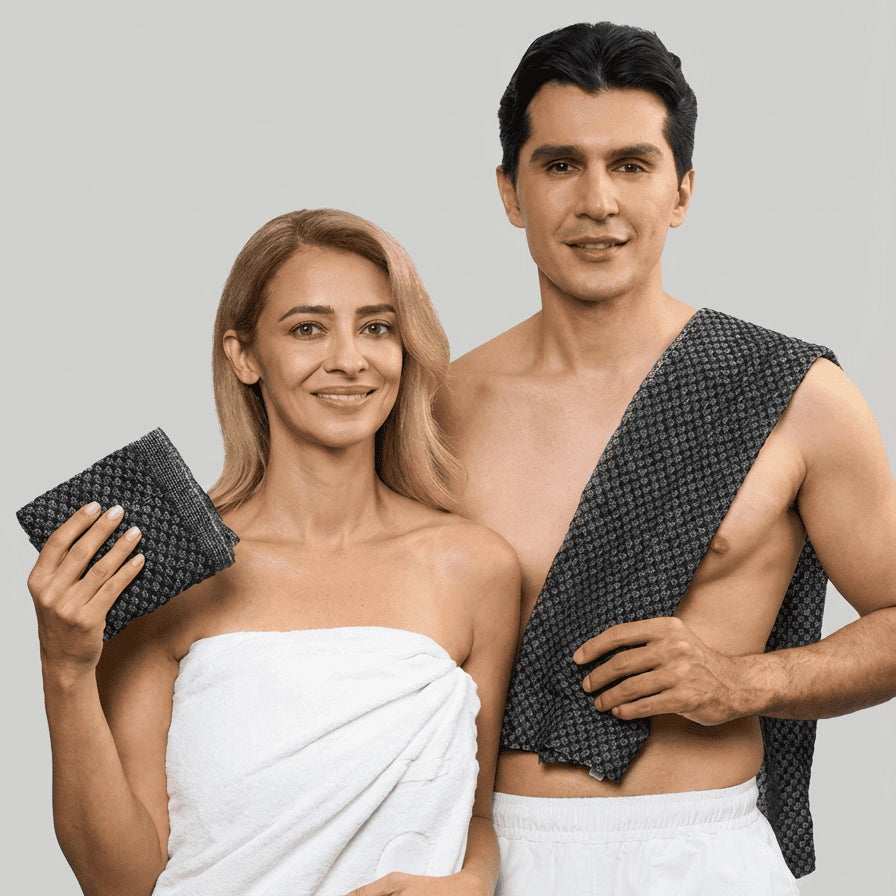 Twocade Exfoliating Shower Towel