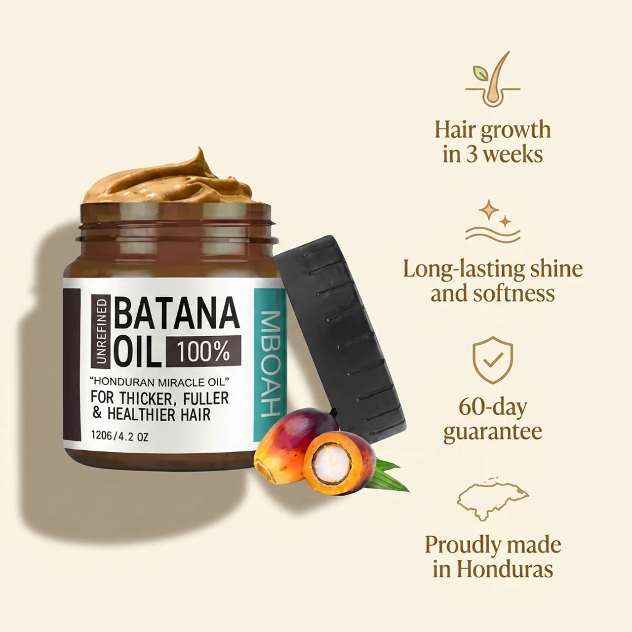 Batana Natural Hair Growth Oil